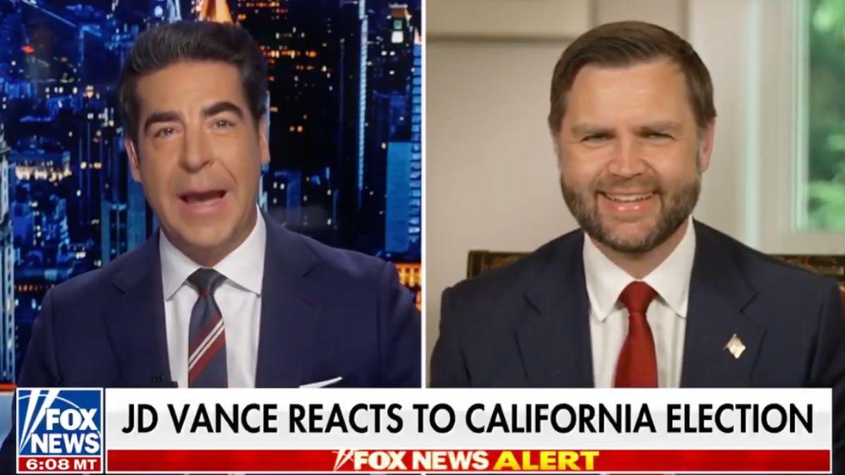 image of jd vance and Jesse Watters
