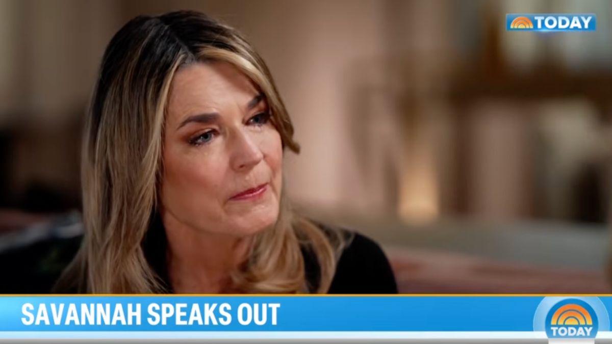Image of Savannah Guthrie gave an emotional interview about her mother's disappearance.