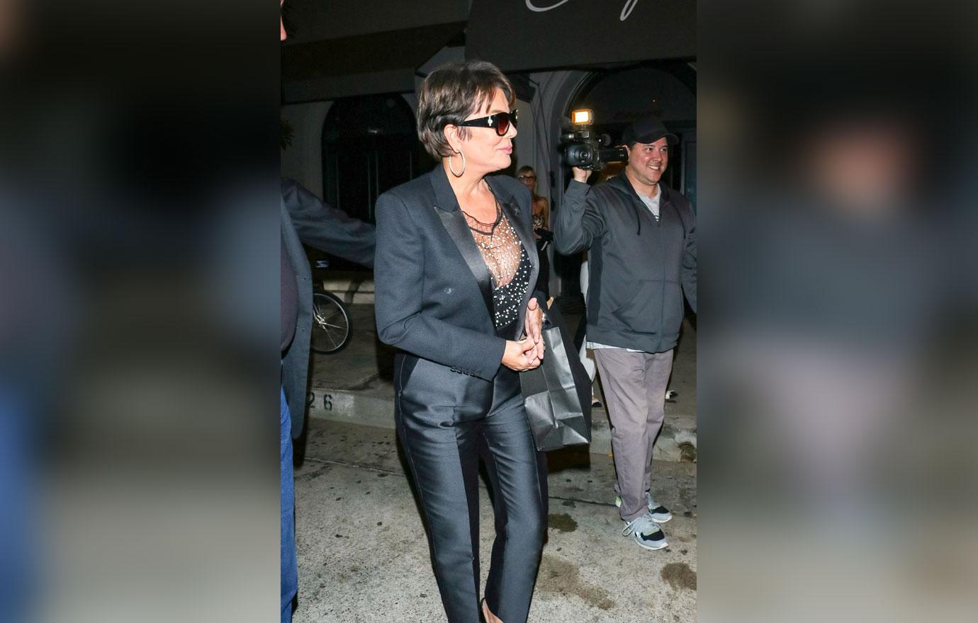 kris jenner cleavage