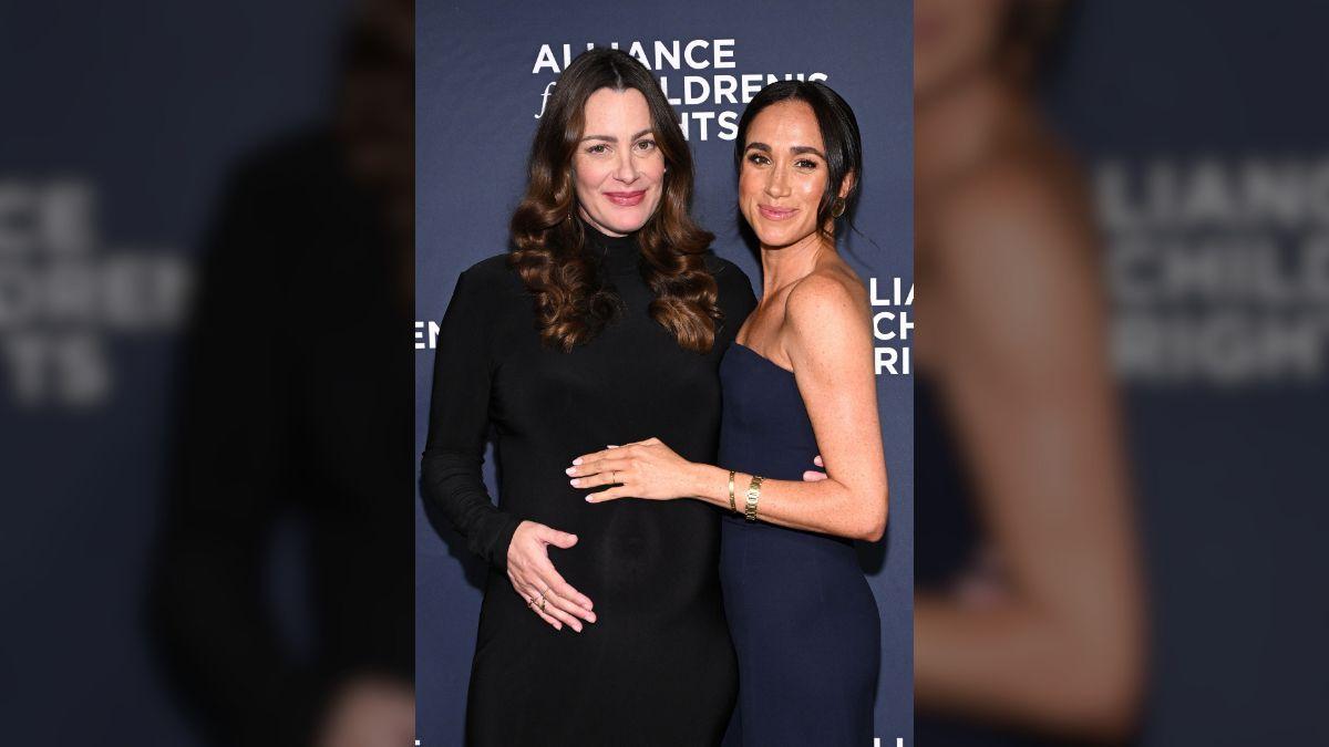 Photo of Meghan Markle supported her friend Kelly McKee Zajfen on the red carpet.
