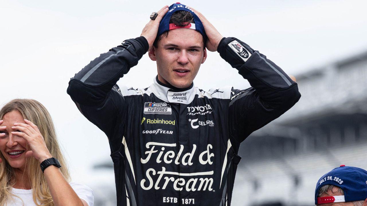Image of Corey Heim was approached by members of Treyten Lapcevich’s racing team near the hot dog stand as punches were thrown.
