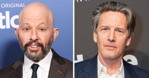 split photo of Jon Cryer & Andrew McCarthy