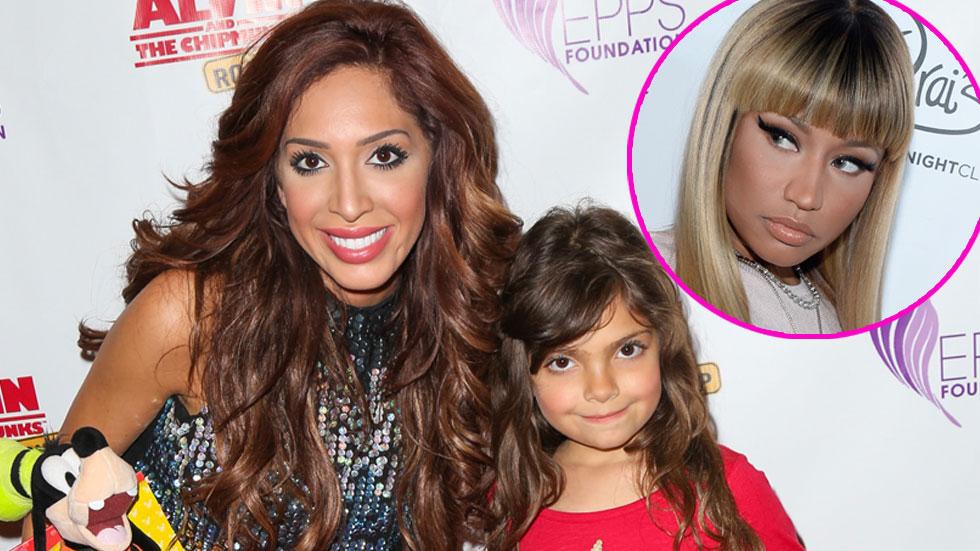 Farrah abraham involves daughter nicki minaj feud 09