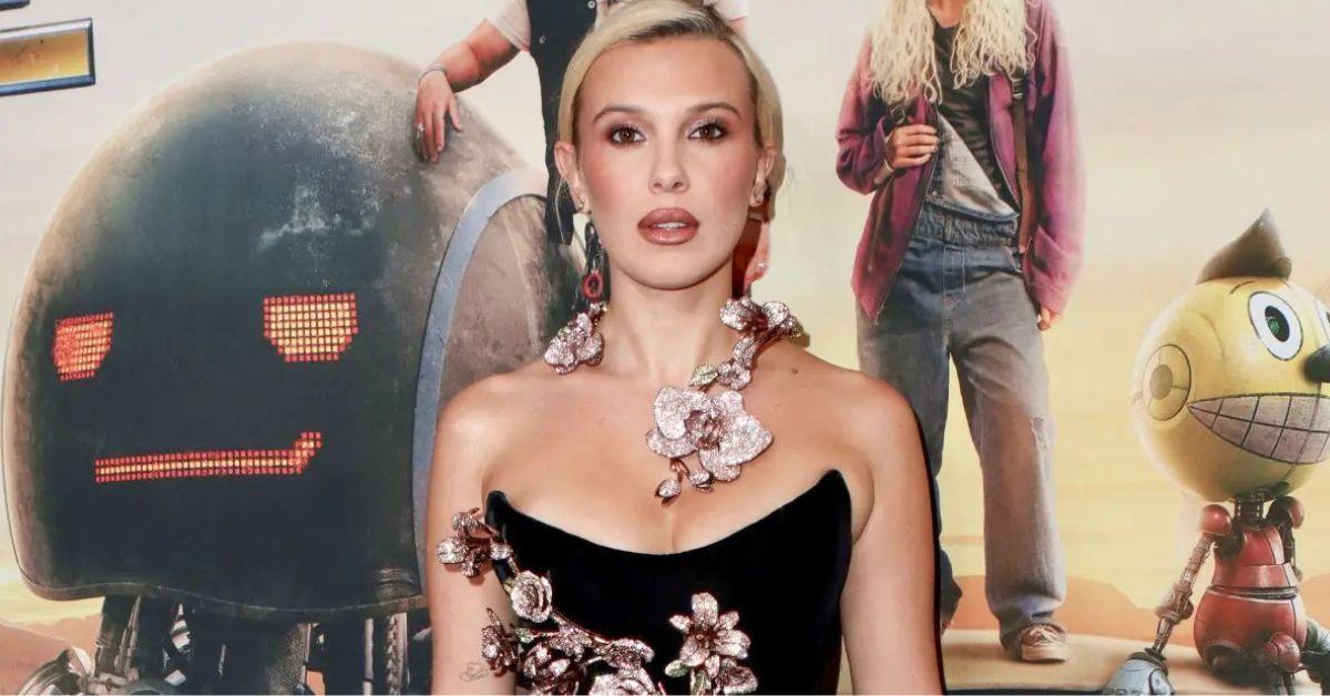 image of The British actress filed a 'harassment and bullying' claim against David Harbour ahead of filming the show's final season in January 2024. 