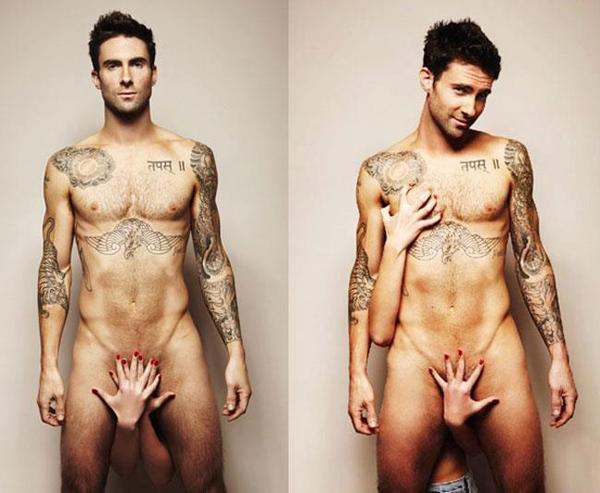 Adam levine naked