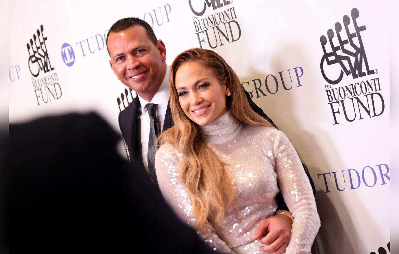 NEW YORK, NY - SEPTEMBER 24: Jennifer Lopez and Alex Rodriguez attend the 33rd Annual Great Sports Legends Dinner, which raised millions of dollars for the Buoniconti Fund to Cure Paralysis at The New York Hilton Midtown on September 24, 2018 in New York City. (Photo by Mike Coppola/Getty Images for Buoniconti Fund to Cure Paralysis )