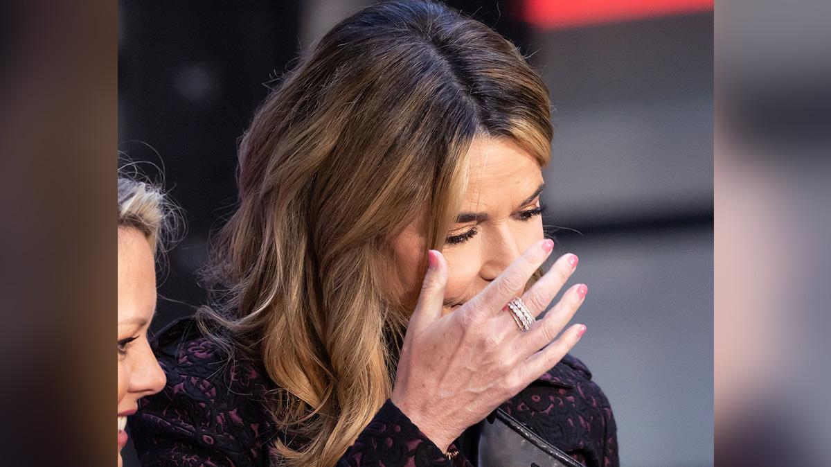 Image of Savannah Guthrie assured viewers she has never stopped thinking about her missing mother, despite showing up to work each day.