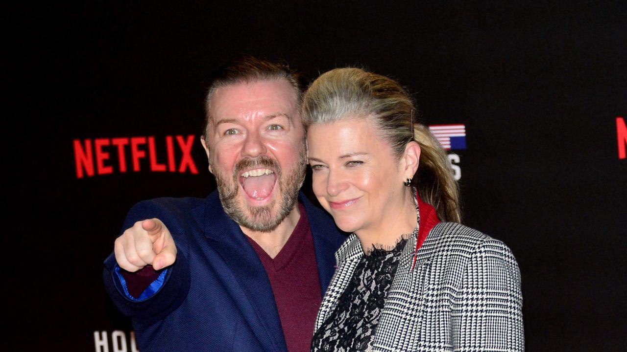 Image of Ricky Gervais is lead actor and co-creator of 'The Office U.K.'