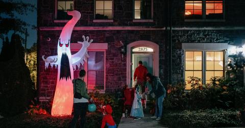 Photo of Halloween display