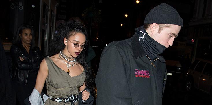 EXCLUSIVE: Robert Pattinson Romances FKA Twigs With Dinner Date At Groucho in Soho