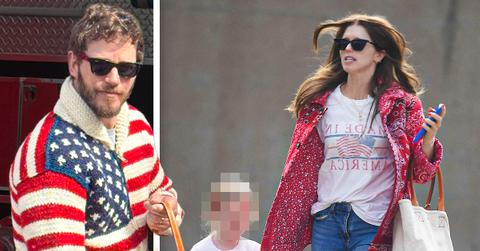 Photo of Chris Pratt & Katherine Schwarzenegger with their children
