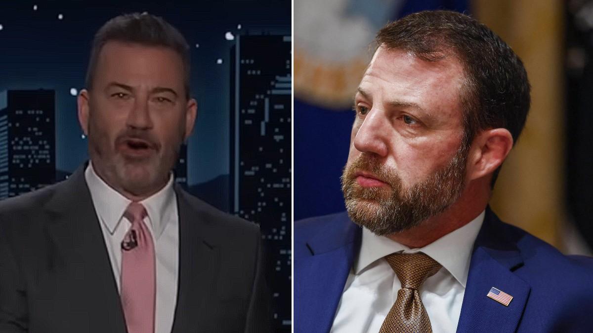 image of Jimmy Kimmel called Markwayne Mullin a 'plumber.' 