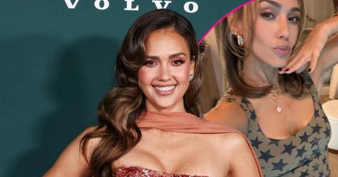 jessica alba rocks crop top miniskirt paris hilton yk party