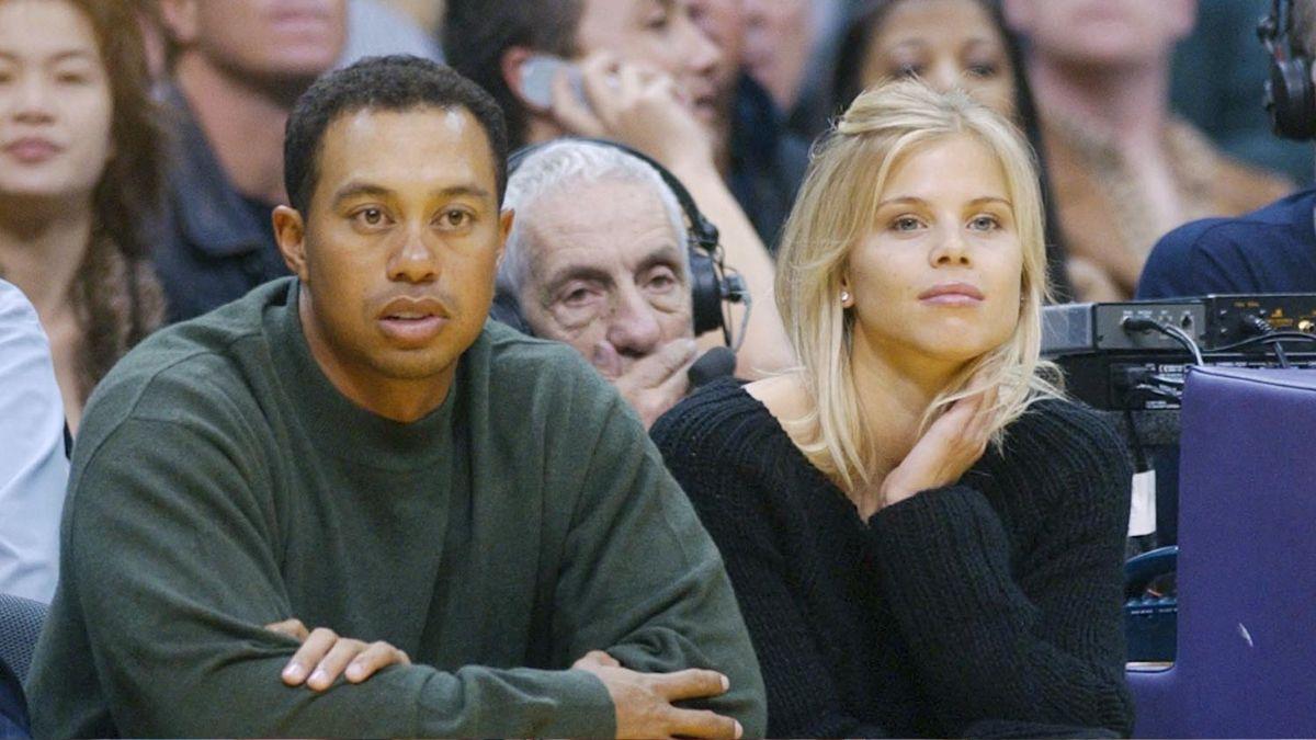 image of tiger woods and Elin Nordegren
