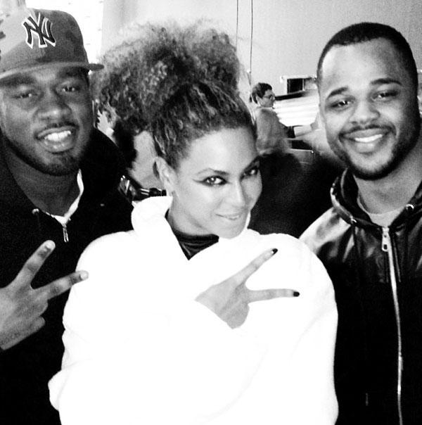 Beyonce and her choreographer Chris Grant