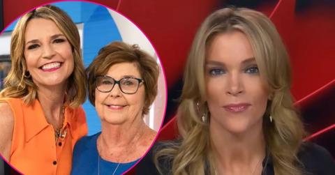 Composite photo of Savannah Guthrie, Nancy Guthrie and Megyn Kelly