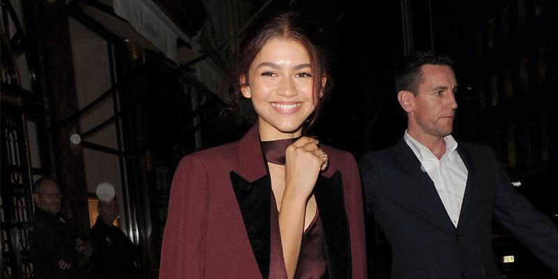 Zendaya, Tom Holland & Jake Gyllenhaal Seen Promoting 'Spider-Man'