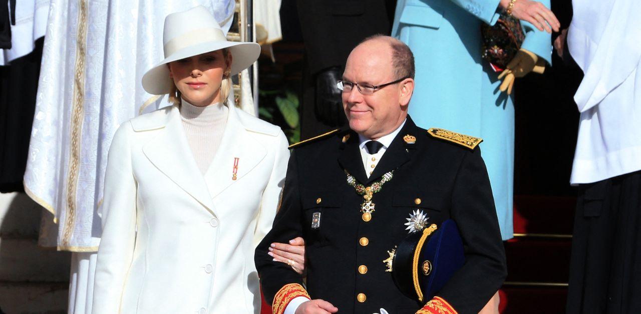 prince albert princess charlene photo week after divorce rumors