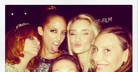 Nicole Richie Rosie Huntington Whiteley Derek Blasberg