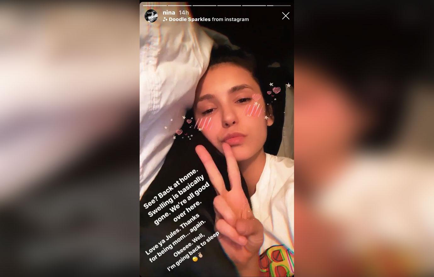 Nina Dobrev Explains Hospital Visit