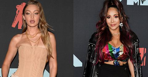 Gigi Hadid Nicole 'Snooki' Polizzi Best Worst Dressed VMA's