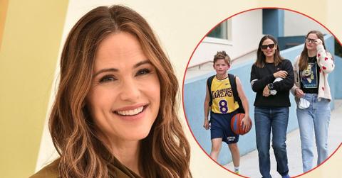 Split photo of Jennifer Garner & Her Children