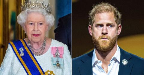 photo of Queen Elizabeth II and Prince Harry