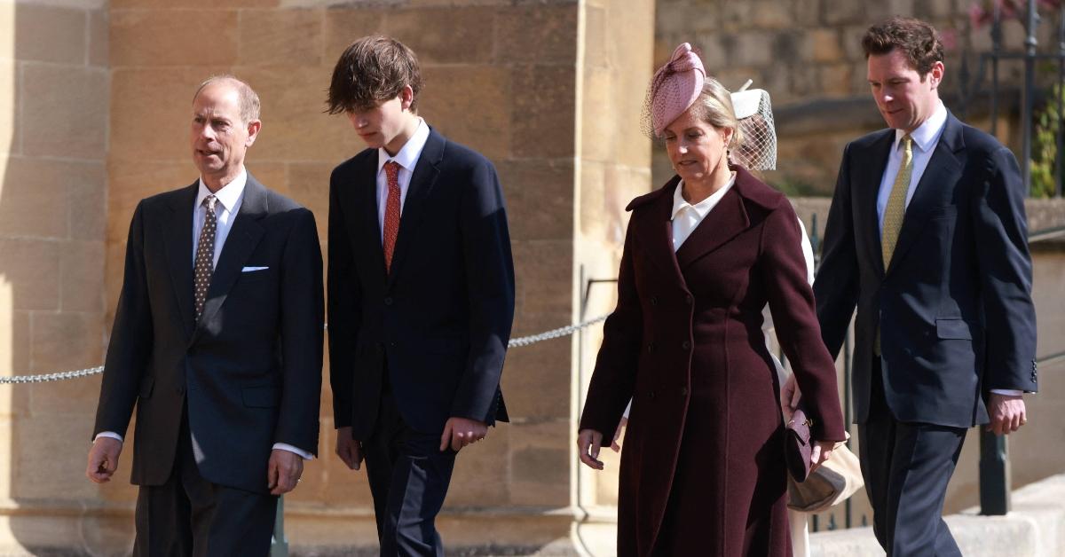 Photo of Prince Edward's son James is now taller than his dad.