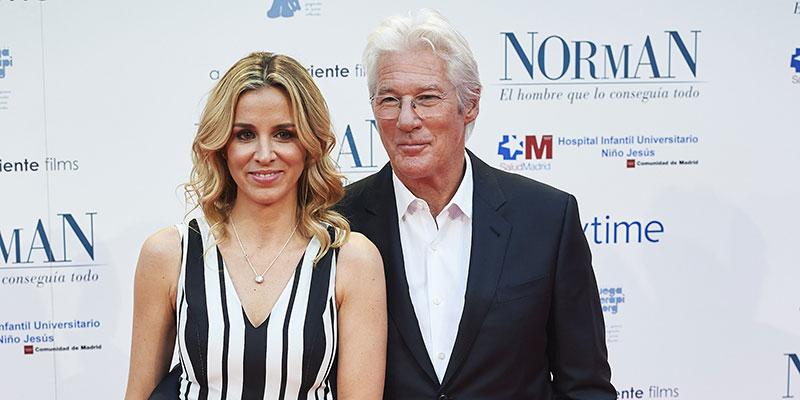 Richard gere expecting baby 35 year old wife main