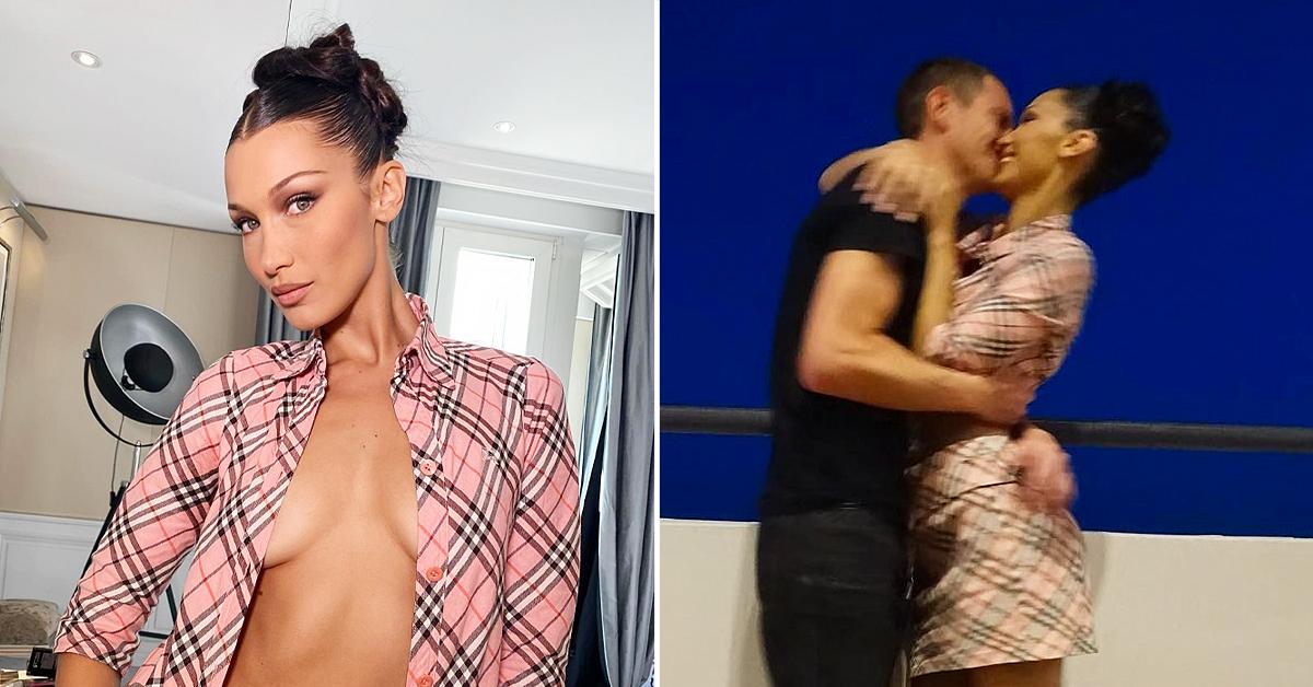 bella hadid posts a pda filled pic with a her new beau on instagram ok