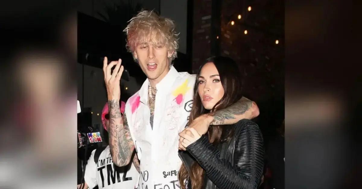 machine gun kelly cryptic post claims speaking terms pregnant ex megan fox