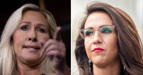 marjorie taylor greene calls lauren boebert little b house floorpp