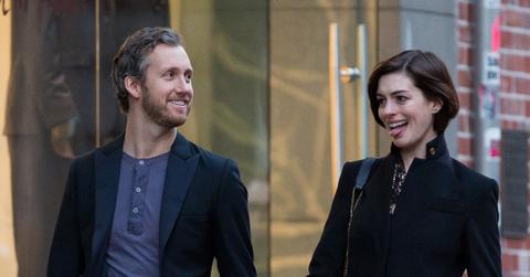EXCLUSIVE: Anne Hathaway and Adam Shulman shopping in New York
