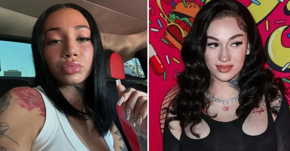 Two photos of Bhad Bhabie