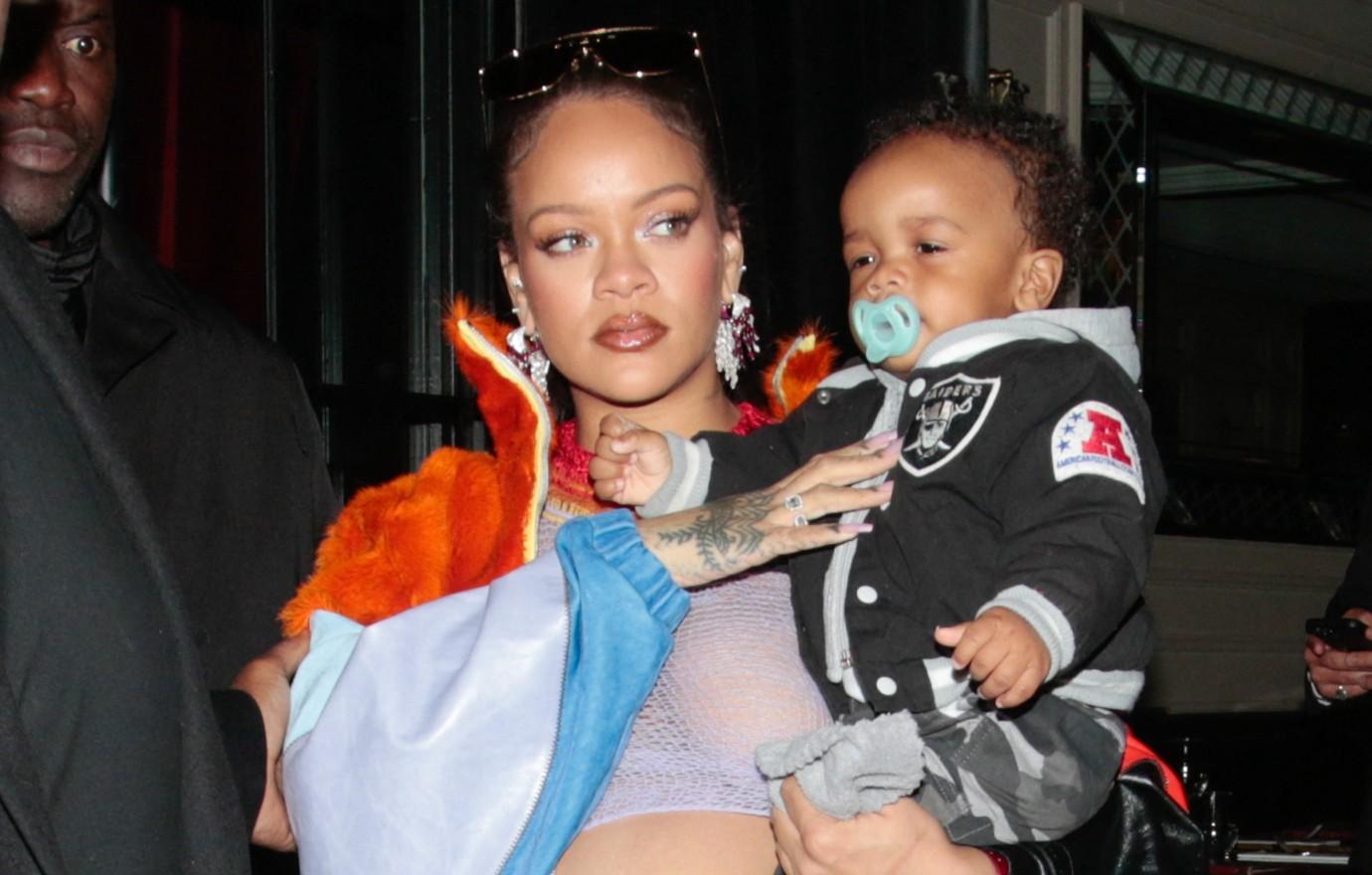 Rihanna, Baby Riot Rose, RZA, and A$AP Rocky Pose for Iconic