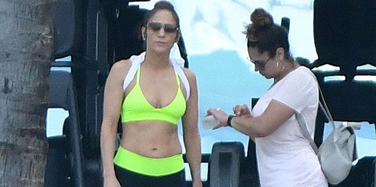 Jennifer Lopez Is Spotted At Bakers Bay Golf &amp; Ocean Club While Vacationing With New Boyfriend Alex Rodriguez