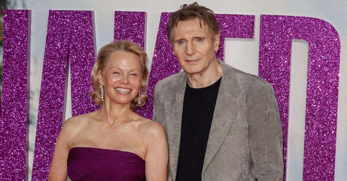 Photo of Liam Neeson and Pamela Anderson 