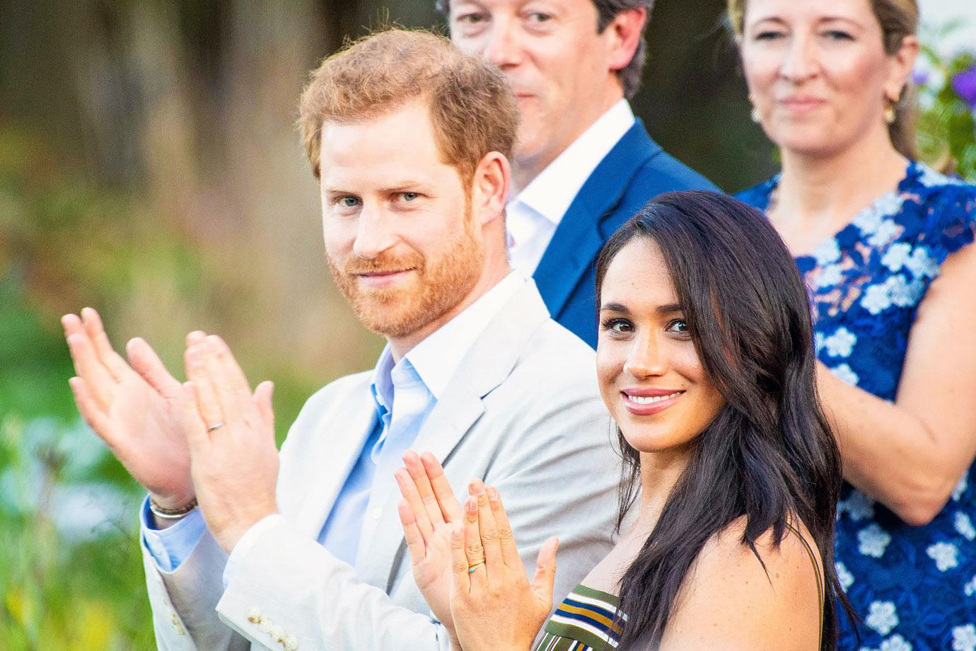 meghan markle and prince harry ruffling feathers in hollywood theyre getting way too big for their britches ok