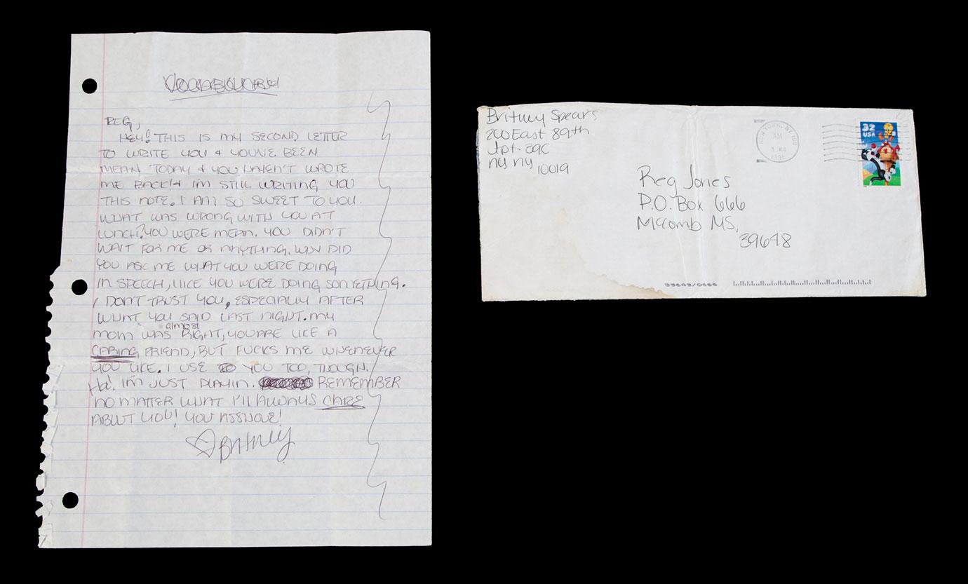 i couldnt take it anymore heartfelt britney spears breakup letter up for auction