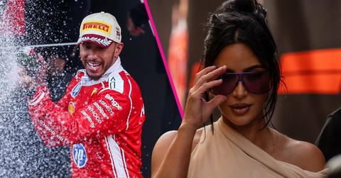 Photo of Lewis Hamilton and Kim Kardashian