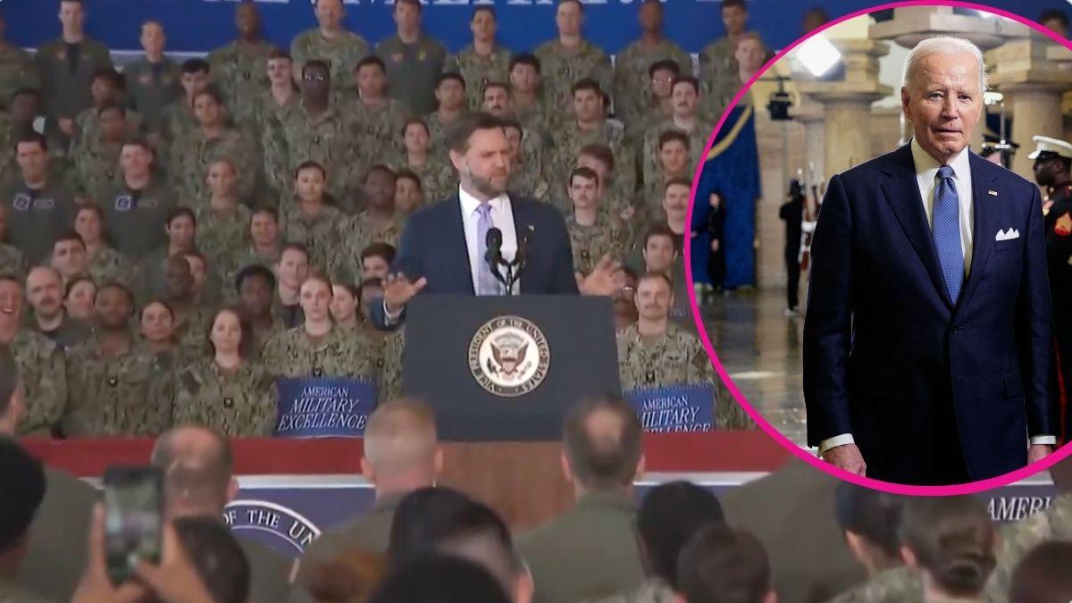 image of jd vance and Joe biden