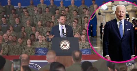 image of jd vance and Joe biden
