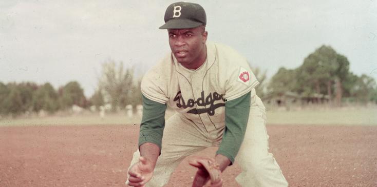 Jackie Robinson In Action