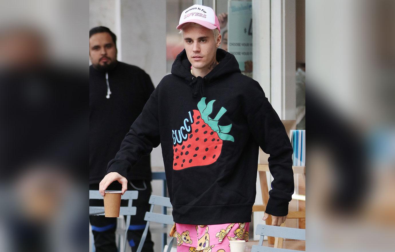 Justin Bieber In A Sweatshirt