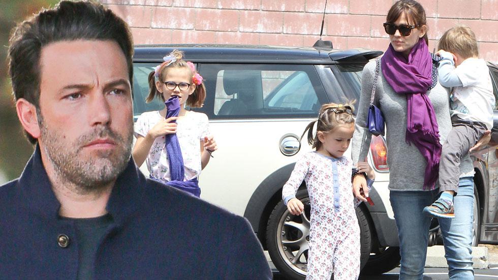 Jennifer garner bewn affleck custody