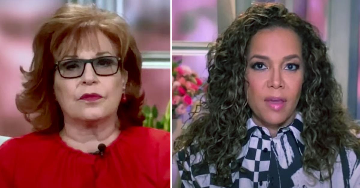 the view segment halt joy behar sunny hostin technical difficulties watch