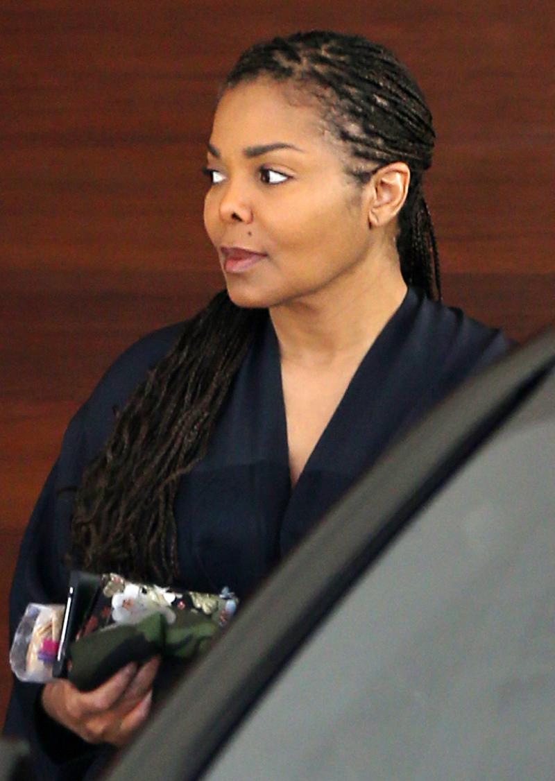 EXCLUSIVE: **PREMIUM EXCLUSIVE RATES APPLY** Janet Jackson is spotted in Los Angeles for the first time since reports claimed she was pregnant with her first child