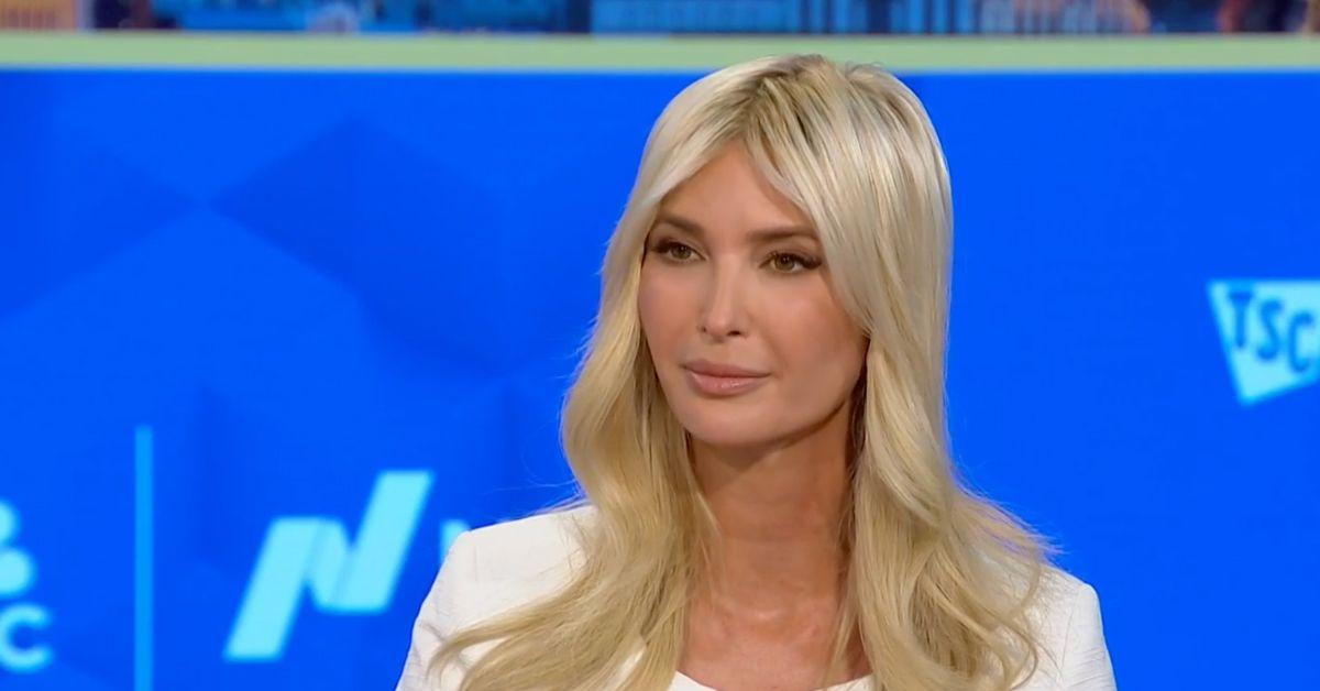 Image of Ivanka Trump seemed to have blonder hair.