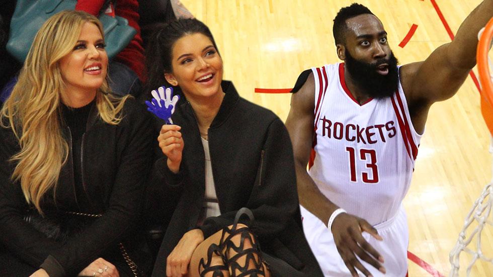 Khloe kardashian secret rendezvous basketball player james harden