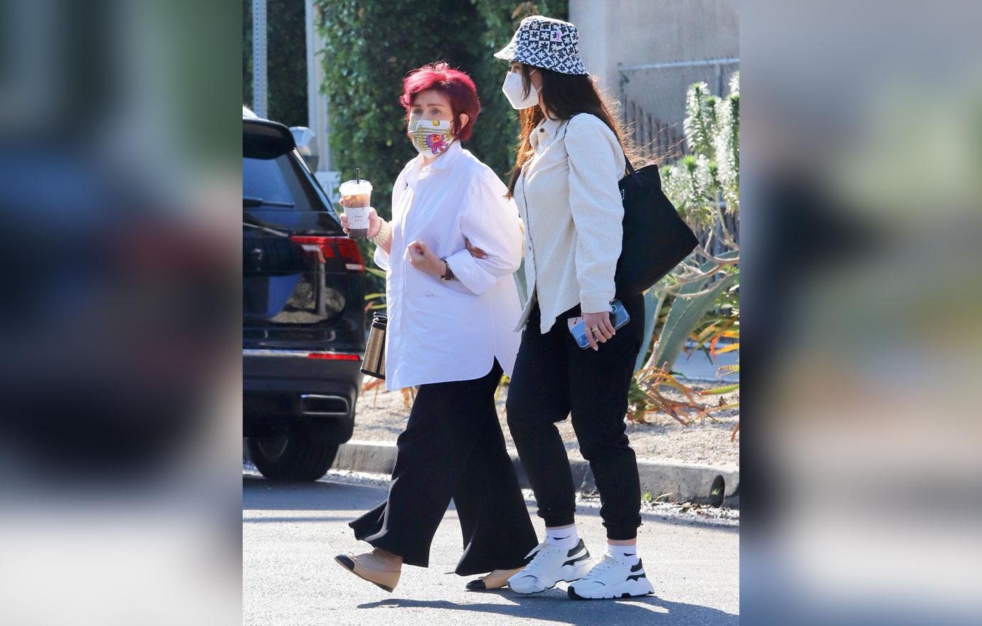 sharon osbourne and daughter aimee get some retail shopping in together